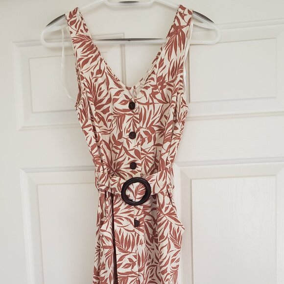 Jumpsuit, belt, 2 pockets, US size M - Picture 5 of 5